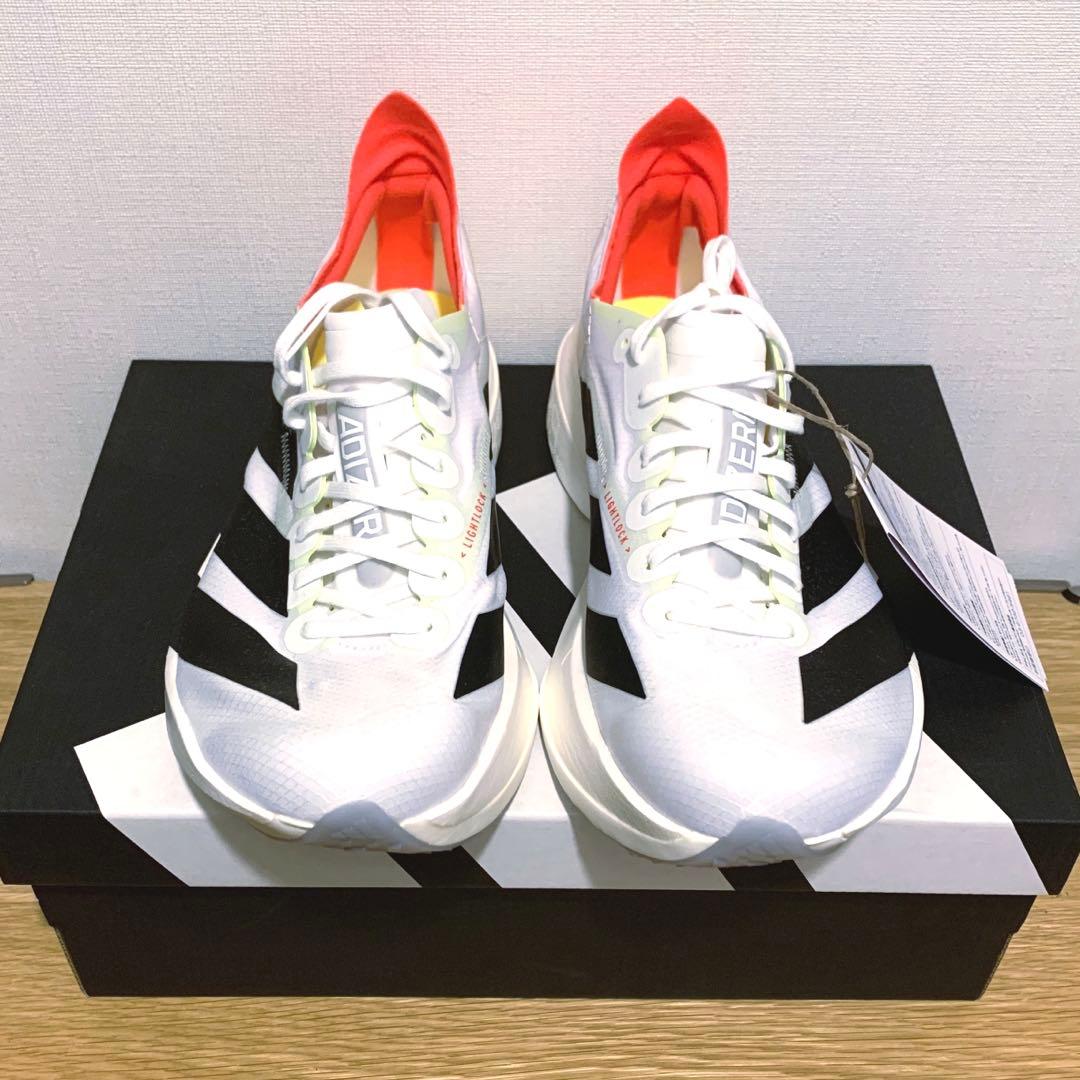 午後9時まで価格その後削除❗️貴重新品未使用26白adizero adiospro