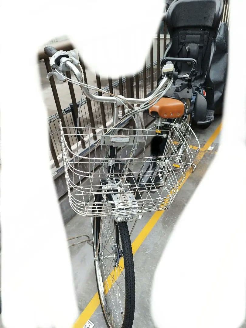 【東京引取限定】ブリジストン 電動アシスト自転車 チャイルドシート リアシート付