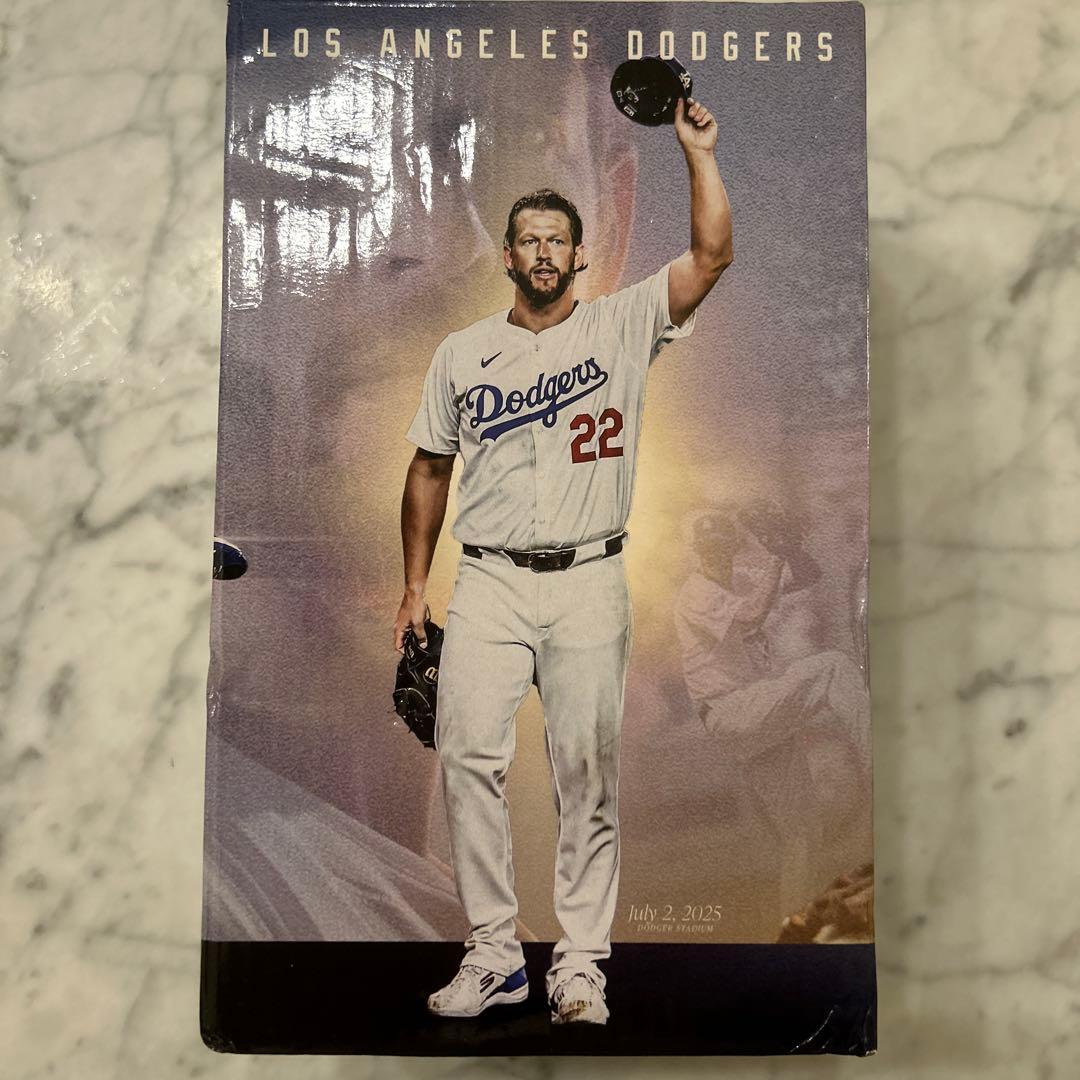 【球場配布数量限定】9/20クレイトンカーショー3000奪三振ボブルヘッド