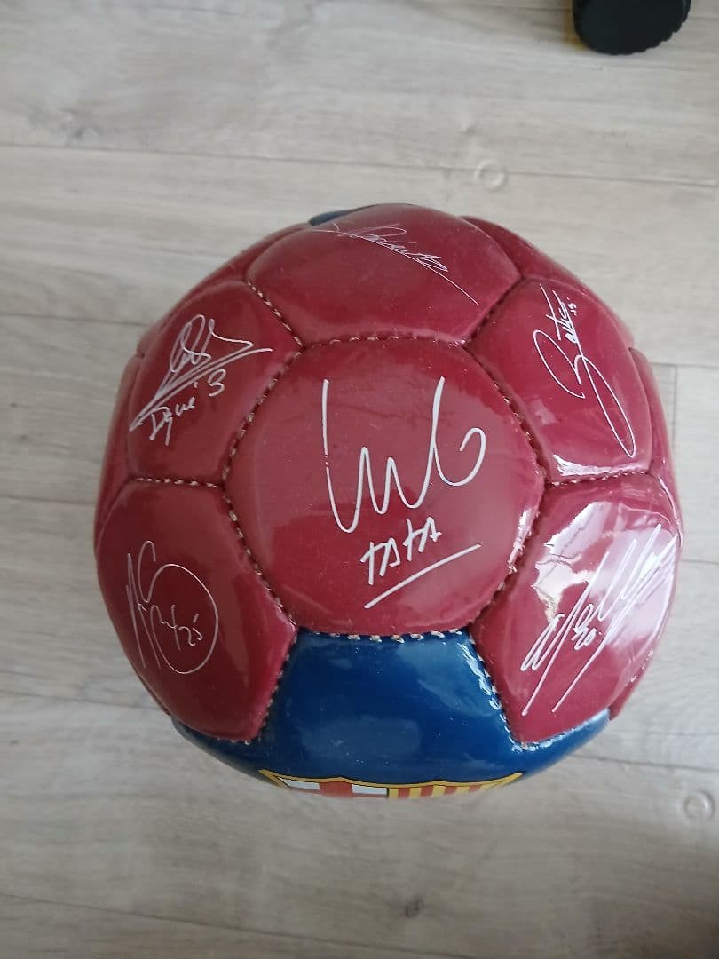 FCバルセロナ サイン入りサッカーボール