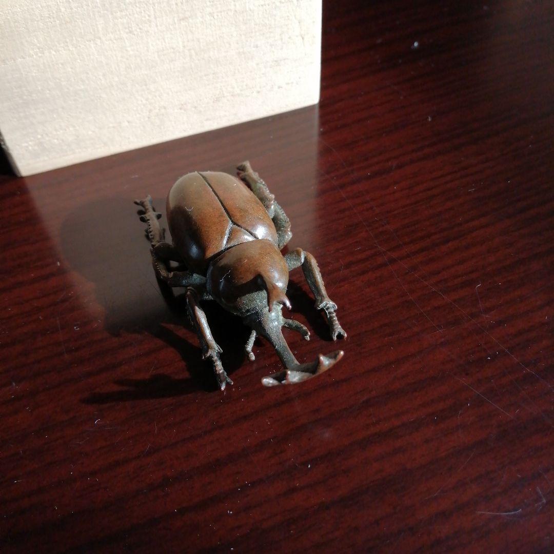 銅製甲虫　7cm