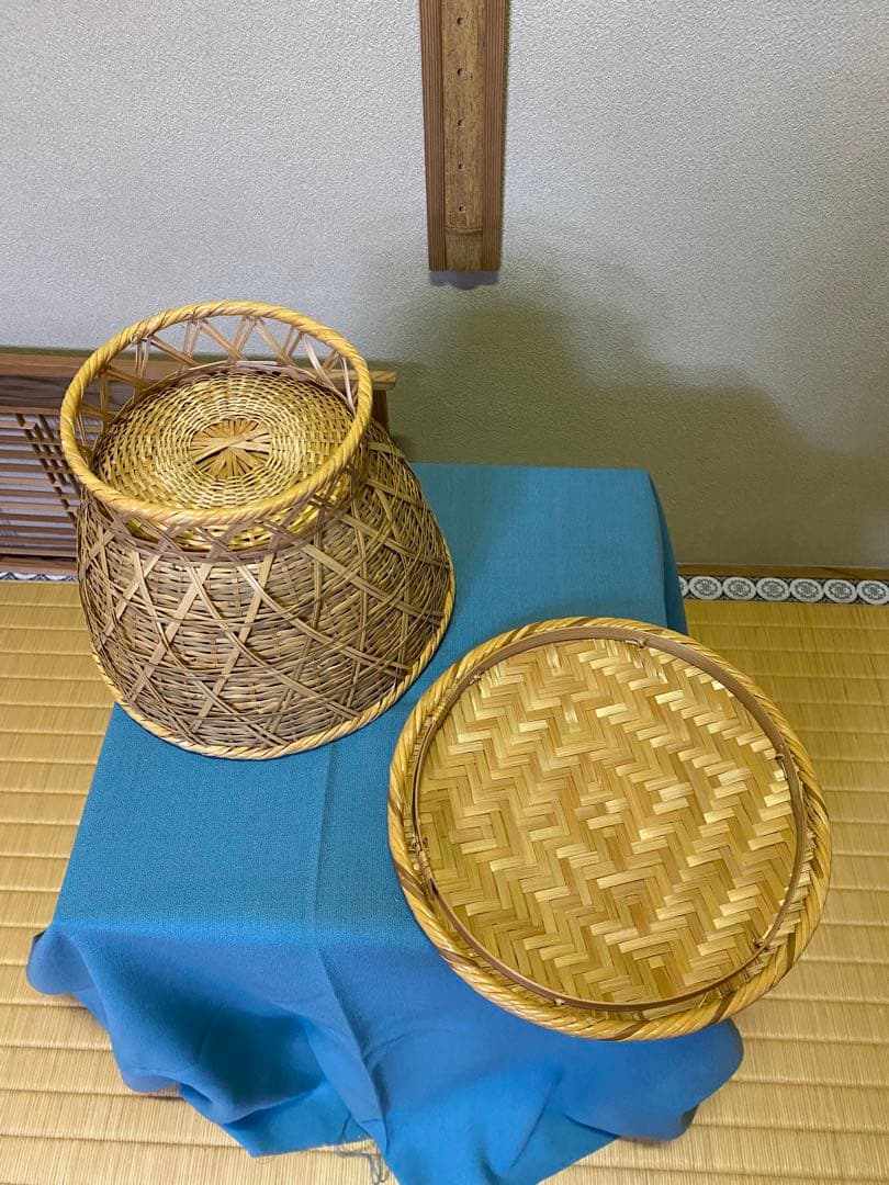 茶道具/竹飯器 竹編籠飯器 朝茶事 刻印 懐石道具