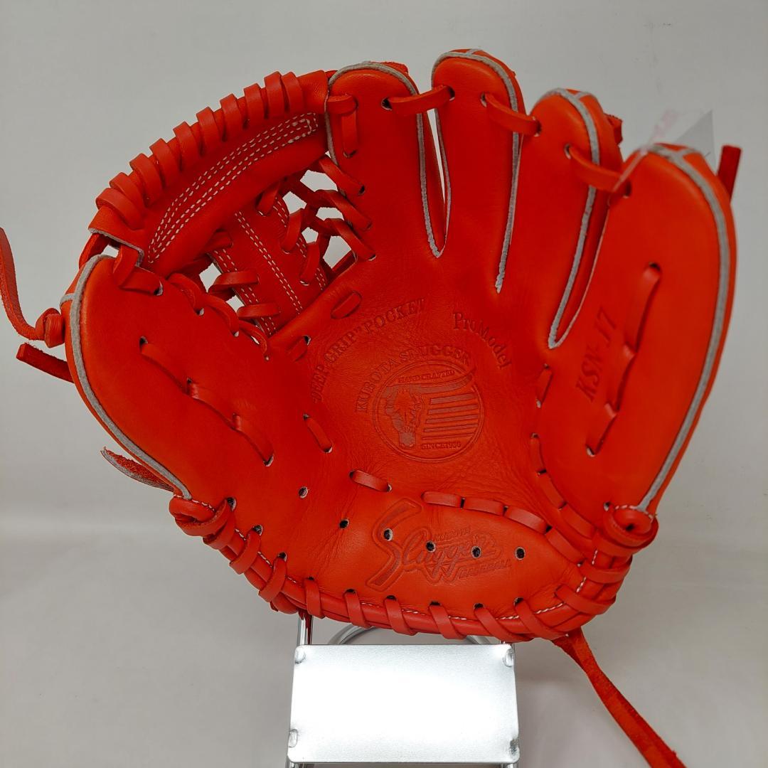 久保田スラッガー 少年グローブ 軟式 KSN-J7 Fオレンジ 右投げ