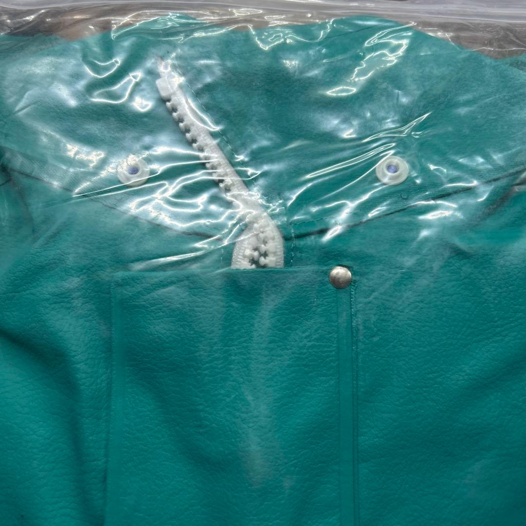 ミツウマ　シーエース合羽　ターコイズ レインウェア Mサイズ