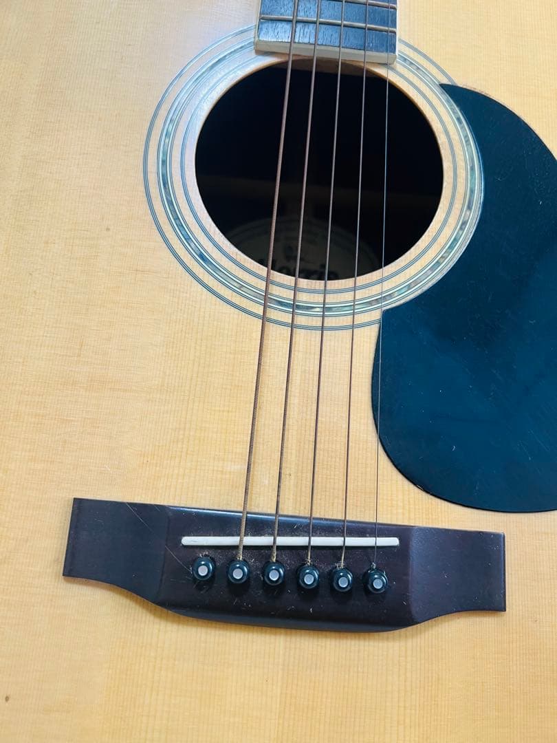 Morris アコースティックギター ハードケース付き　モーリスギータ　Wー25