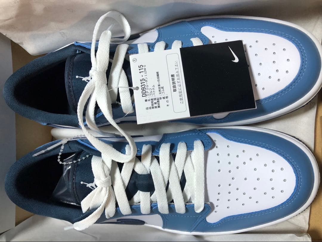 新品 28cm ナイキ エアジョーダン1 ロー G ゴルフシューズ 紺