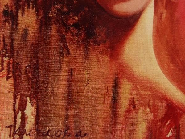 鶴岡義雄、マドモアゼル、希少限定大判画集画、新品高級額装付