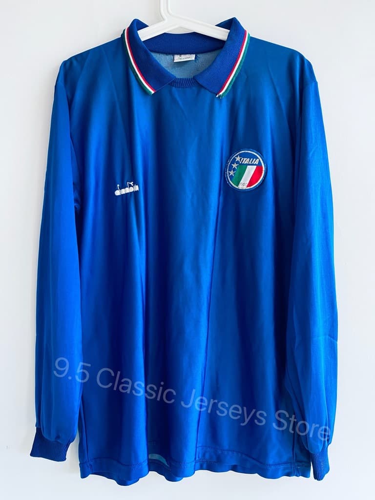 イタリア代表 86/89 ホーム ユニフォーム 長袖