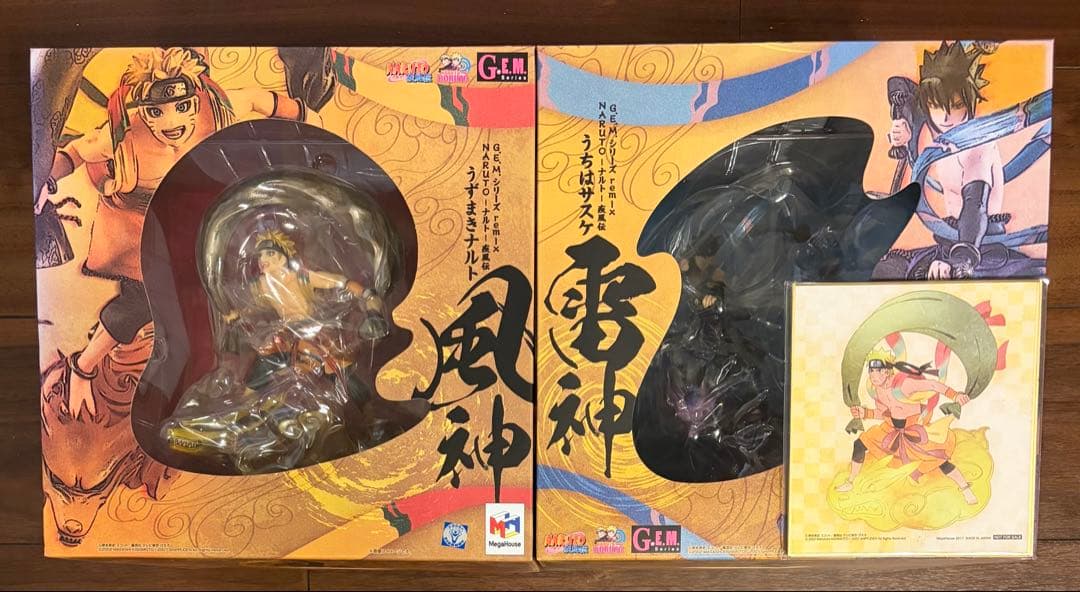 新品G.E.M.シリーズ remix NARUTO-ナルト- 疾風伝　風神雷神