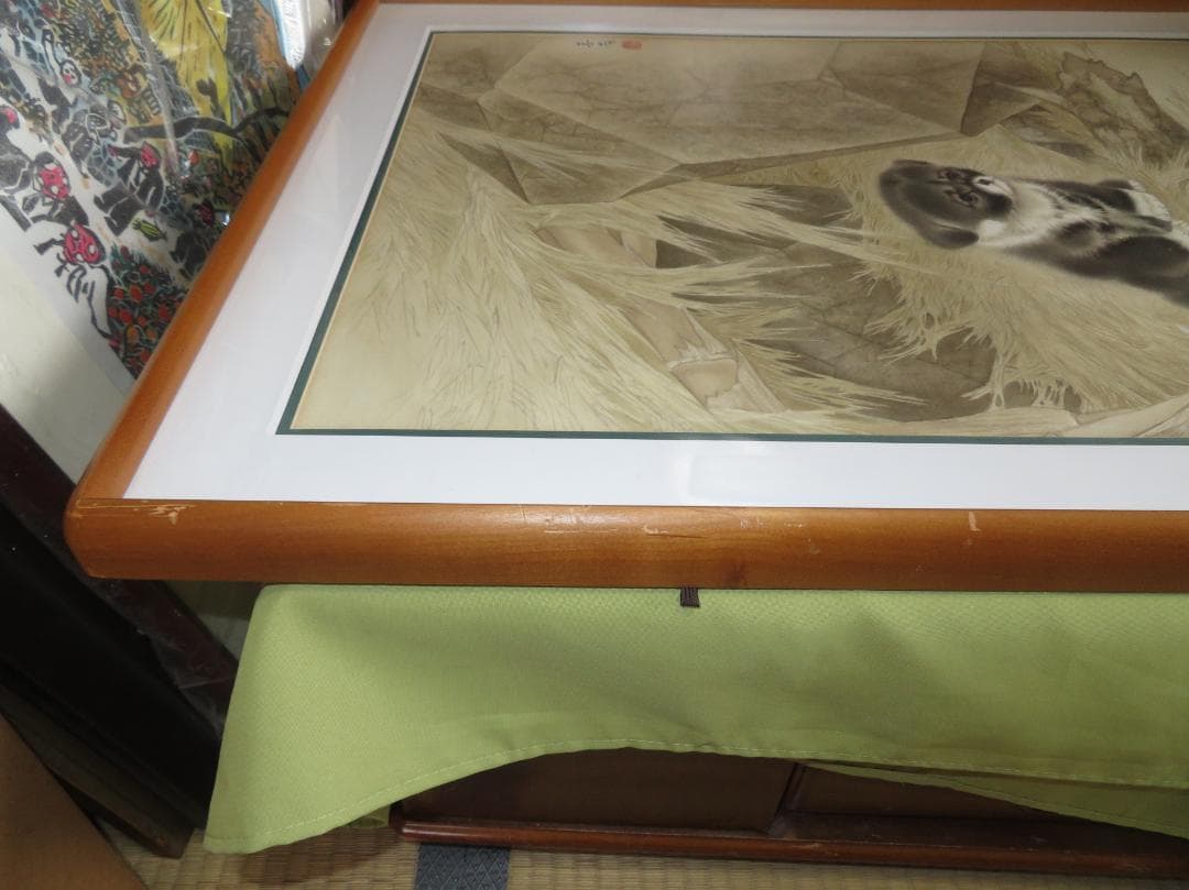 ◆ 米春茂（ライスチュンマオ）　題不明　中国画（水彩）　国家一級美術師　◆