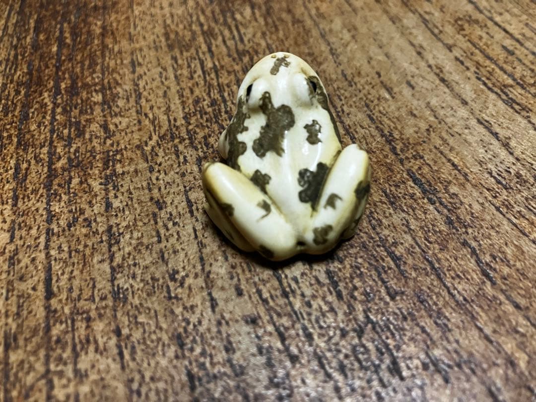 根付 天然素材 蛙 セット ビンテージ アンティーク 骨董品