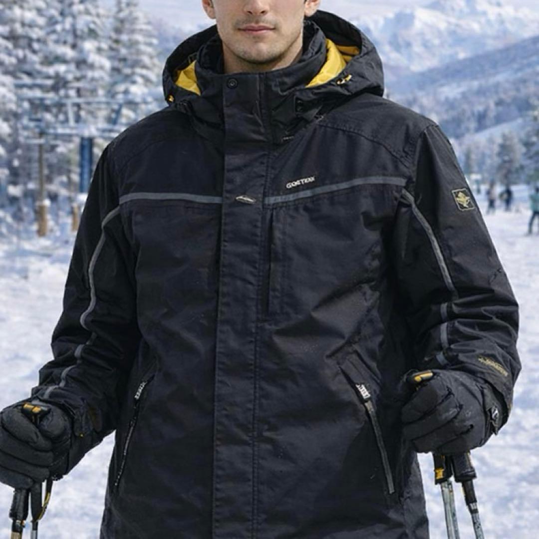 【高機能】Goldwin ゴアテックス マウンテン スキージャケット XO 黒