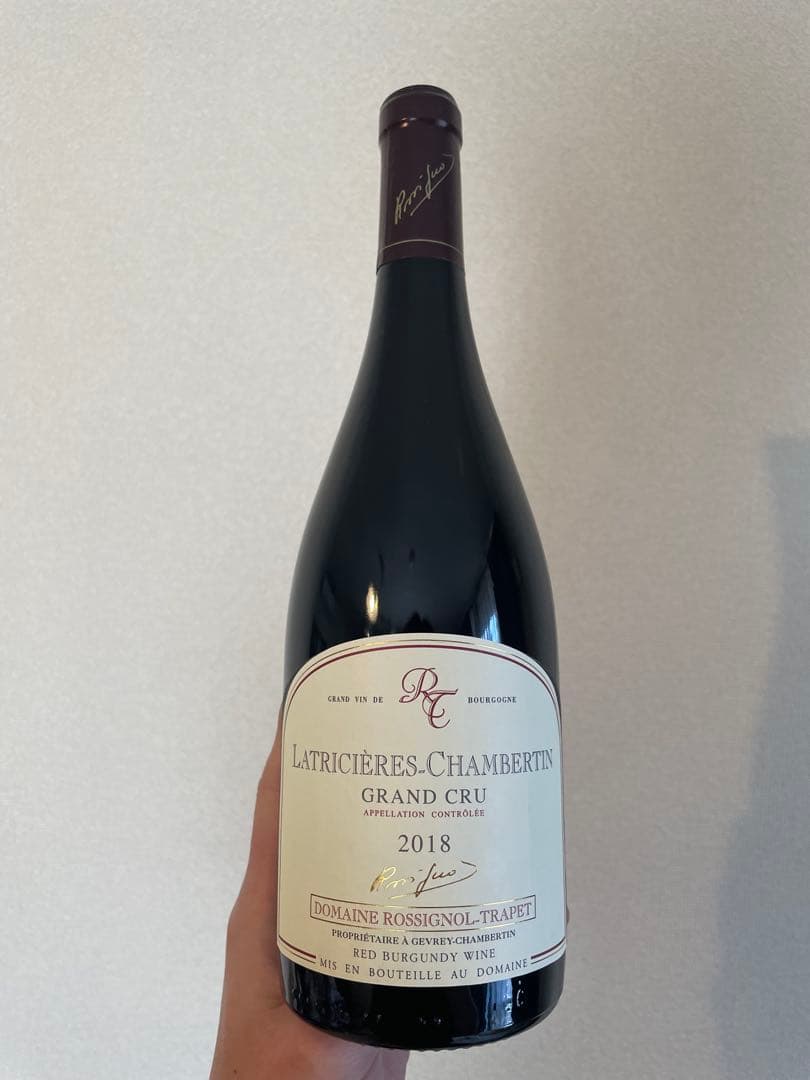 ロシニョールトラペ ラトリシエールシャンベルタン　グランクリュ 2018