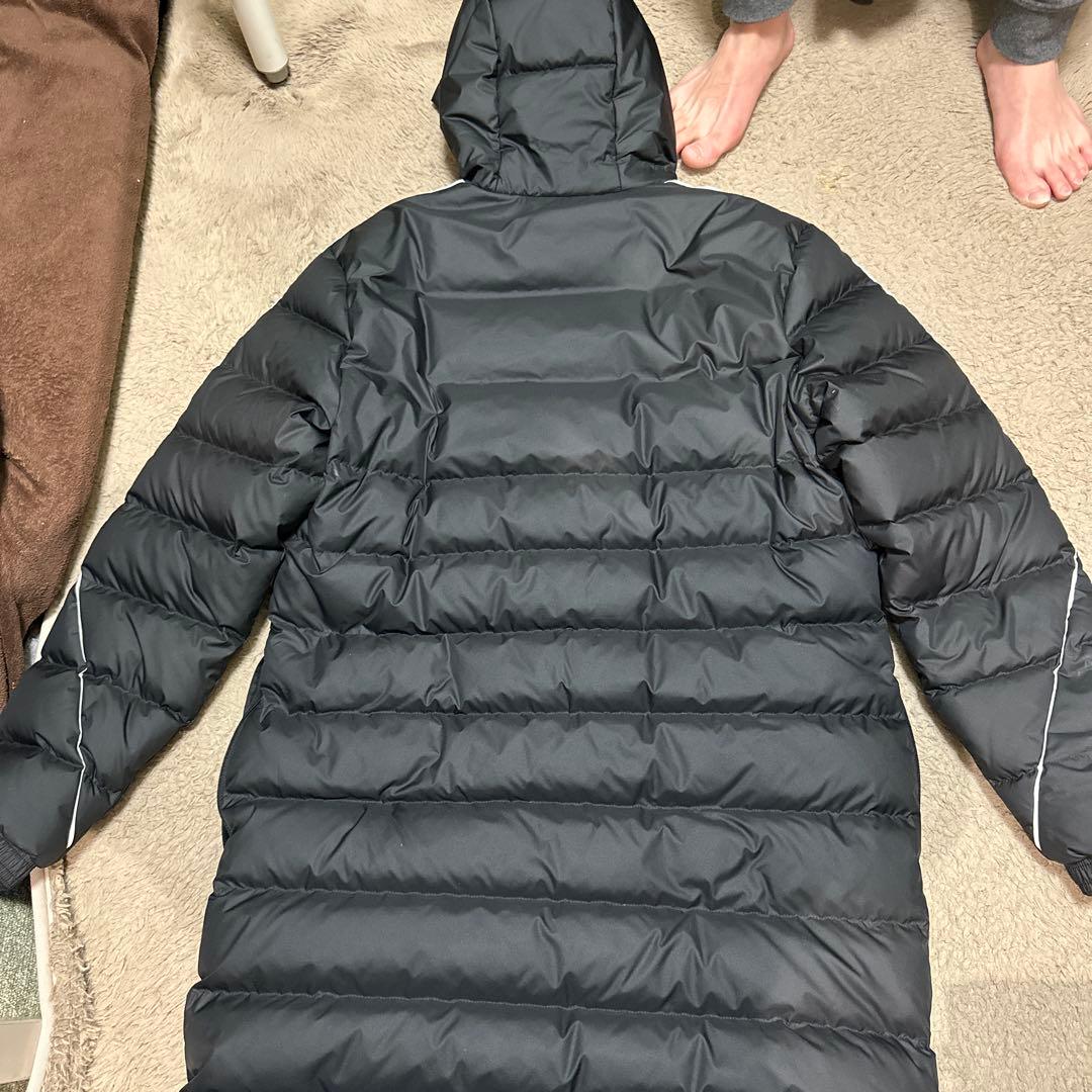 adidas TEIKYO 90 ベンチコート 黒