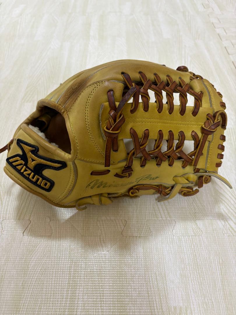 ミズノプロ　硬式　野球　内野手用　グローブ　グローブ袋付