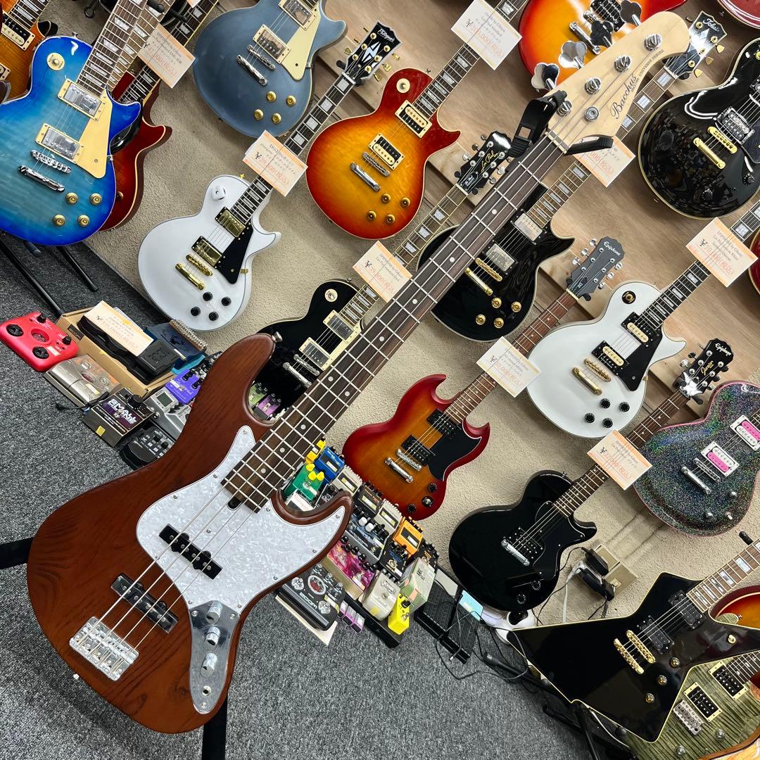 【11223】 Bacchus ジャズベースタイプ ASH ブラウン