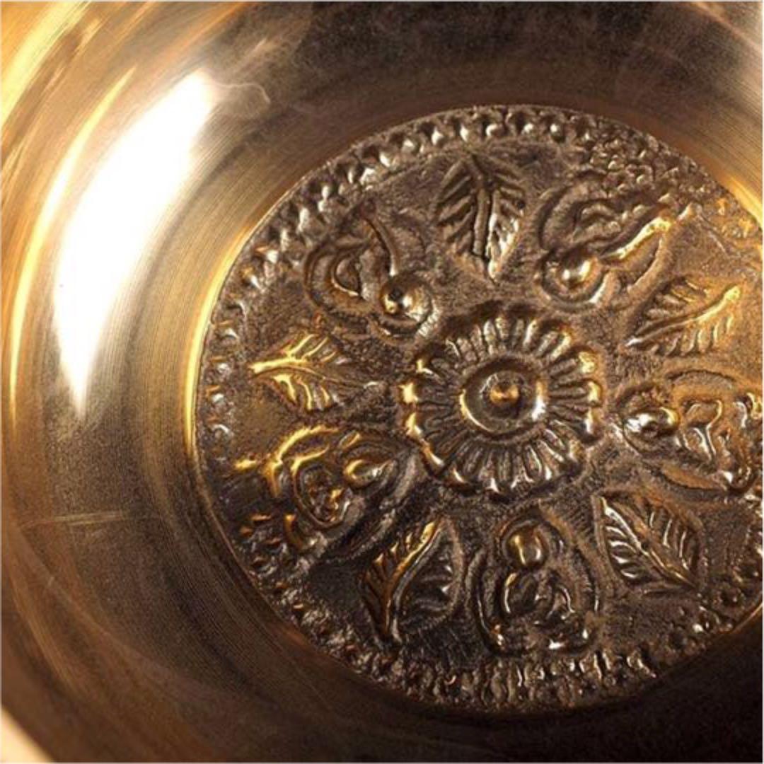 ★特選NEW★チベット仏教☆手作り【金属製チベットシンギングボウル『瞑想鈴』】❤️