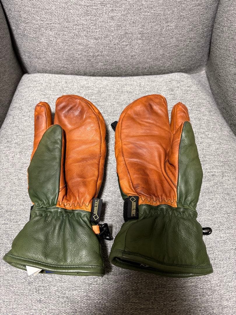 HESTRA グローブ スノーボード 3フィンガーレザーグローブ　サイズ７