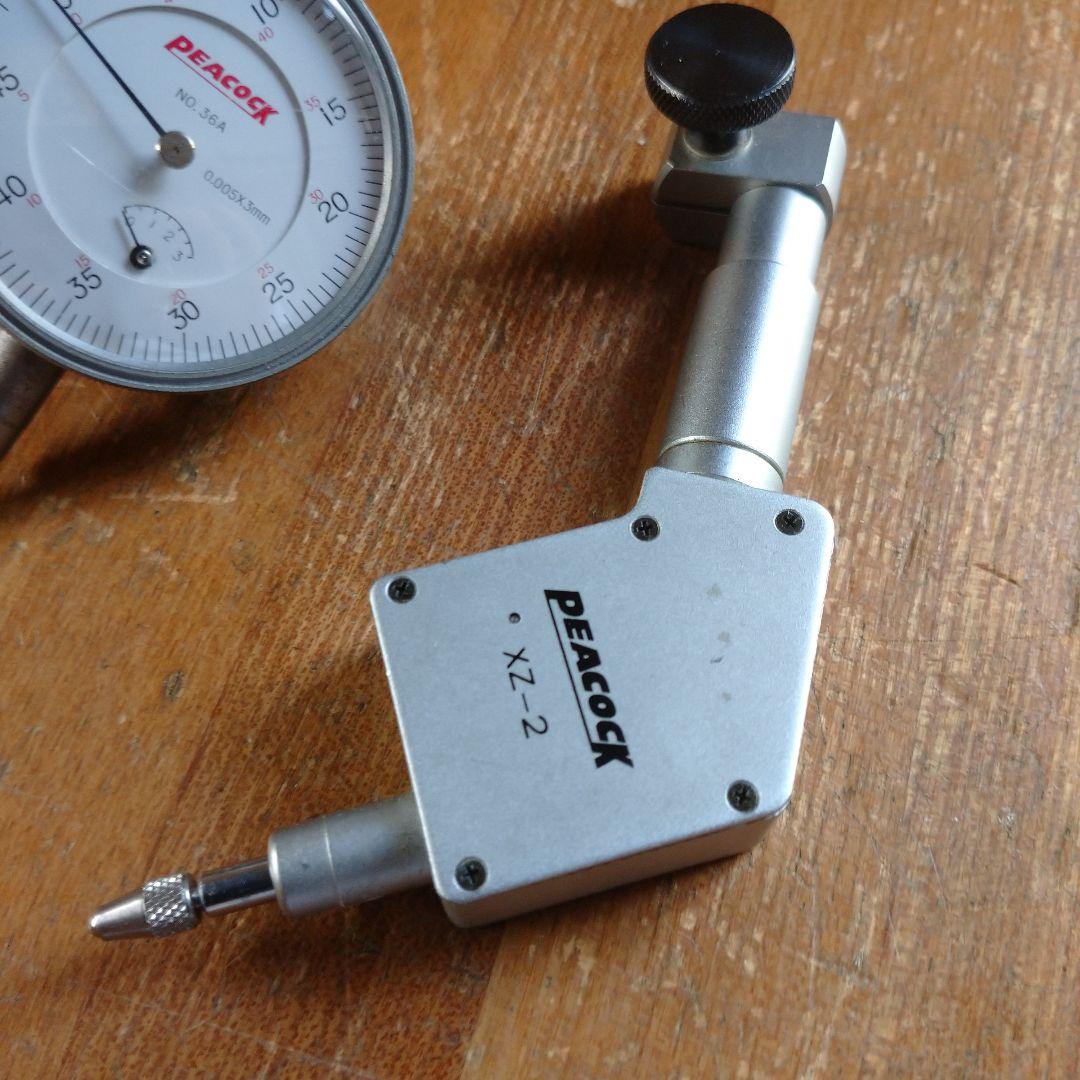 尾崎製作所ダイヤルゲージ36A角度付測定子XZ-2 中古