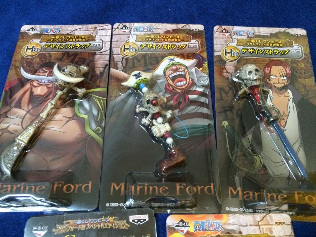 ワンピース デザイン ストラップ 1番くじ 5個セット