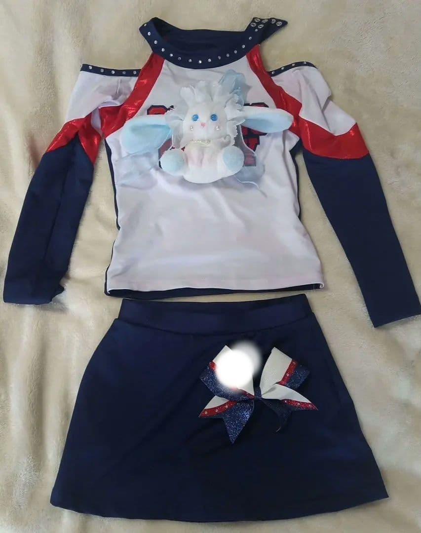 チアリーディングウェア オフショルダー