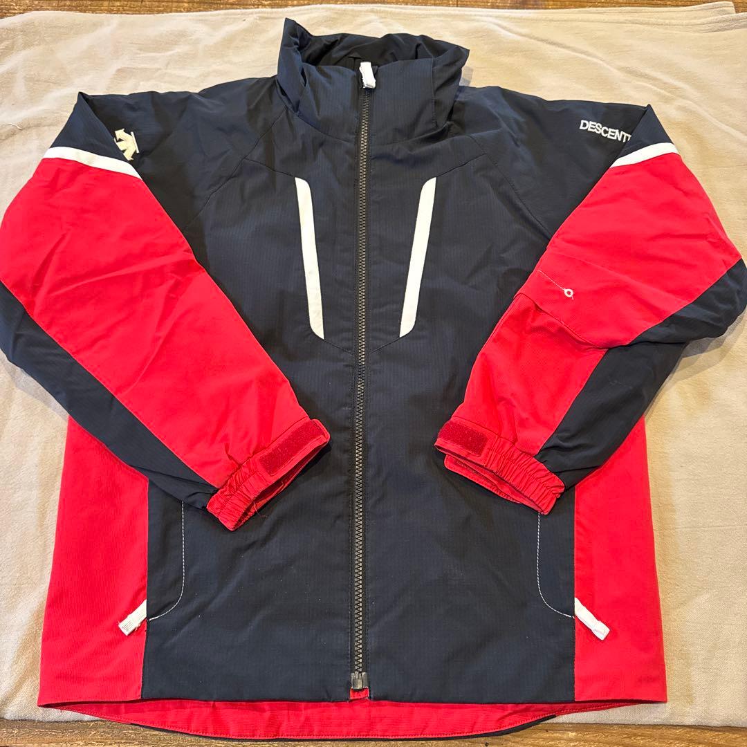 美品　DESCENTE スキーウェア ネイビー/レッド140〜150cm