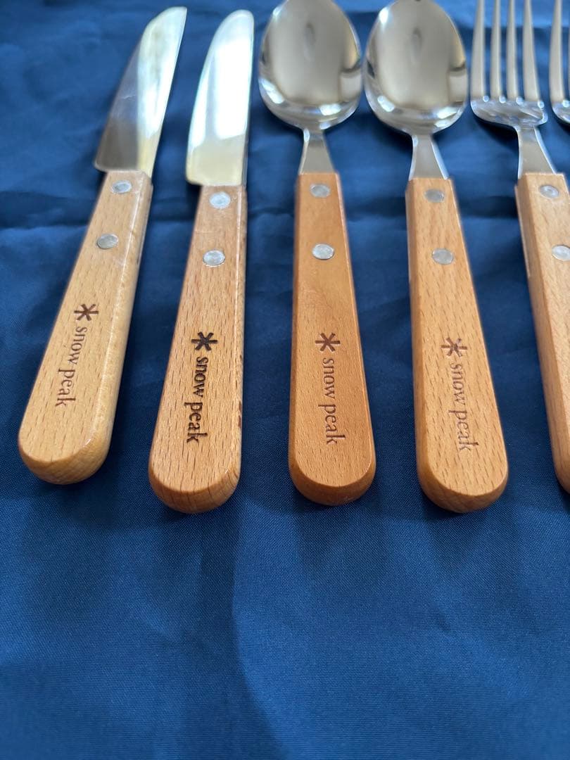 ✨新品未使用品✨スノーピーク ウッド パーティー カトラリー 2セット