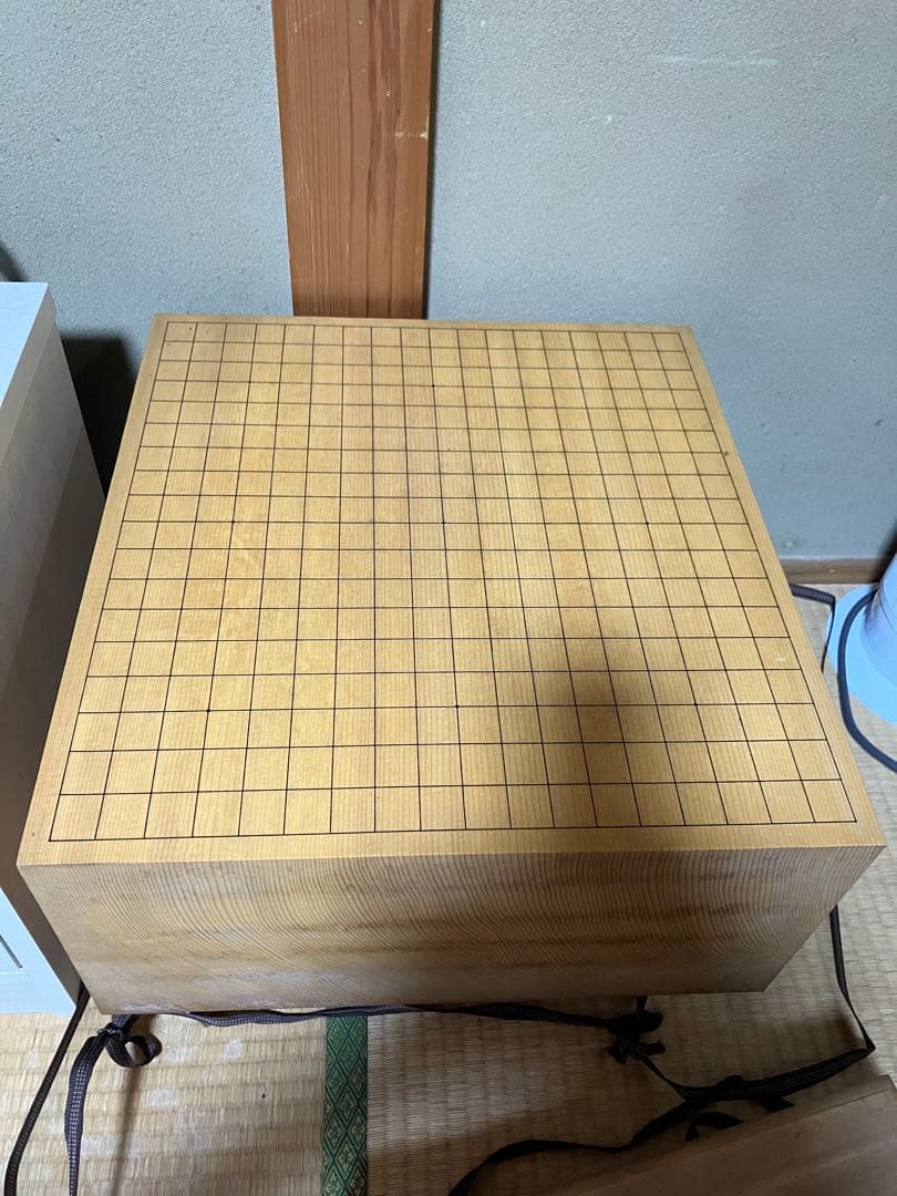 綺麗 極厚 新榧 碁盤 天地柾 木目繊細 超重量 貴重 碁石セット