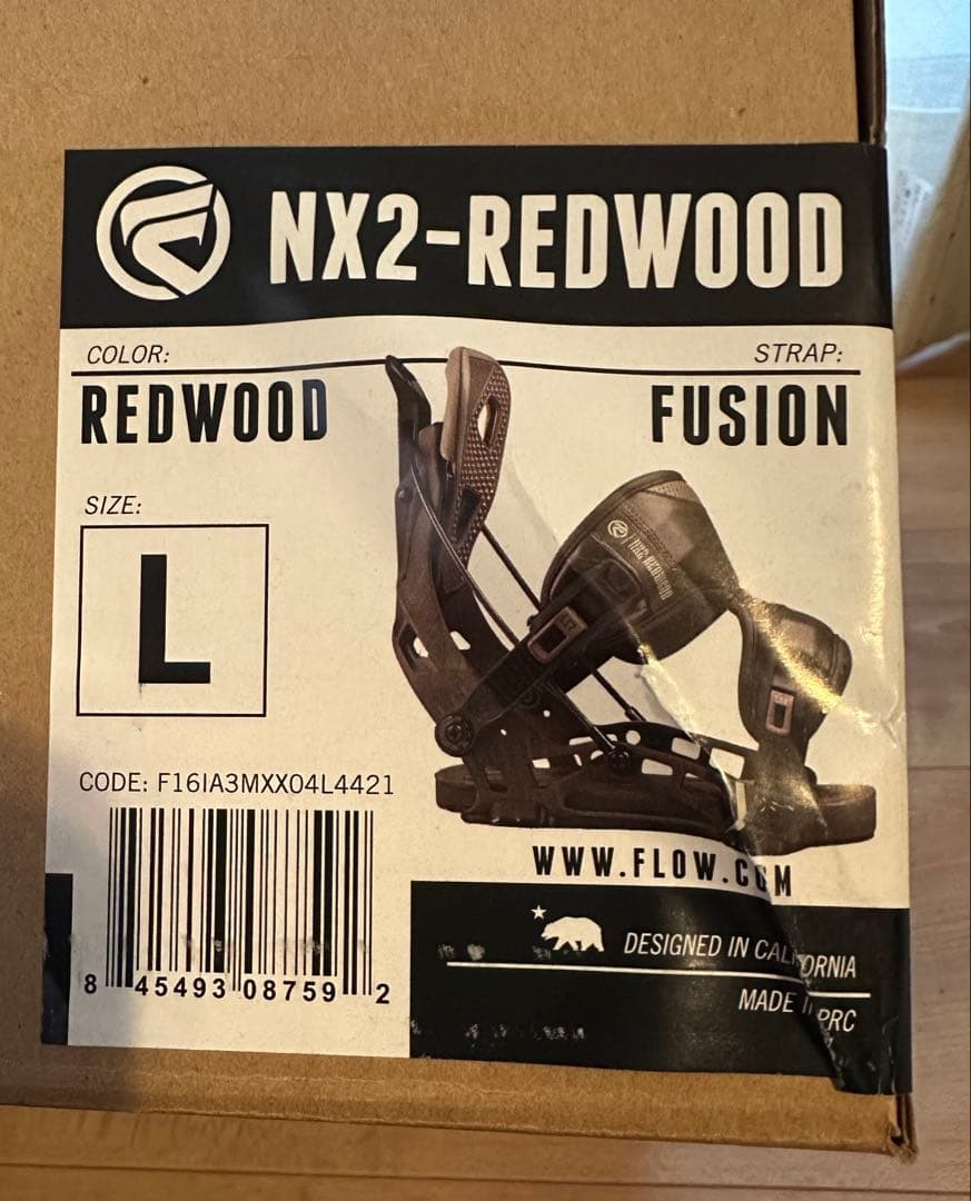 FLOW バインディングNX2-REDWOOD fusion
