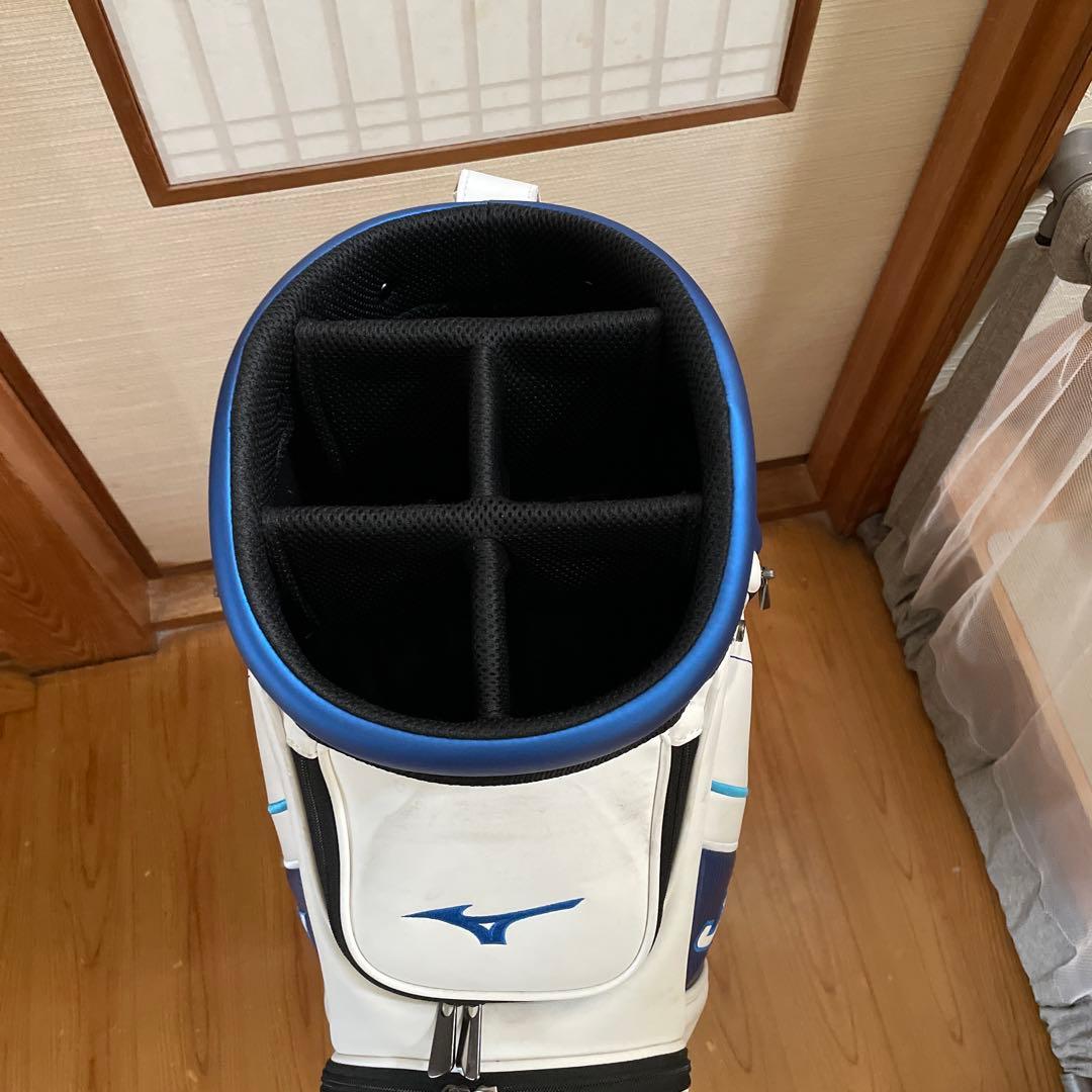 ミズノ JPX キャディバッグ ホワイト/ブルー