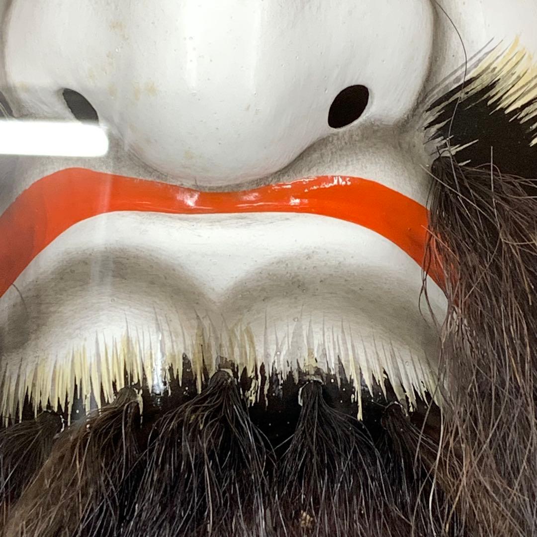 神楽面 鍾馗 柿田勝郎 硝子 石見神楽 伝統工芸 神 書 ガラス