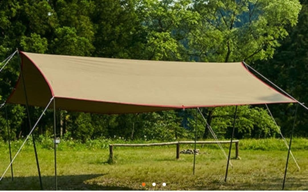 【希少】テンマクデザイン 焚火タープコットンレクタ TM-RC-PM キャンプ