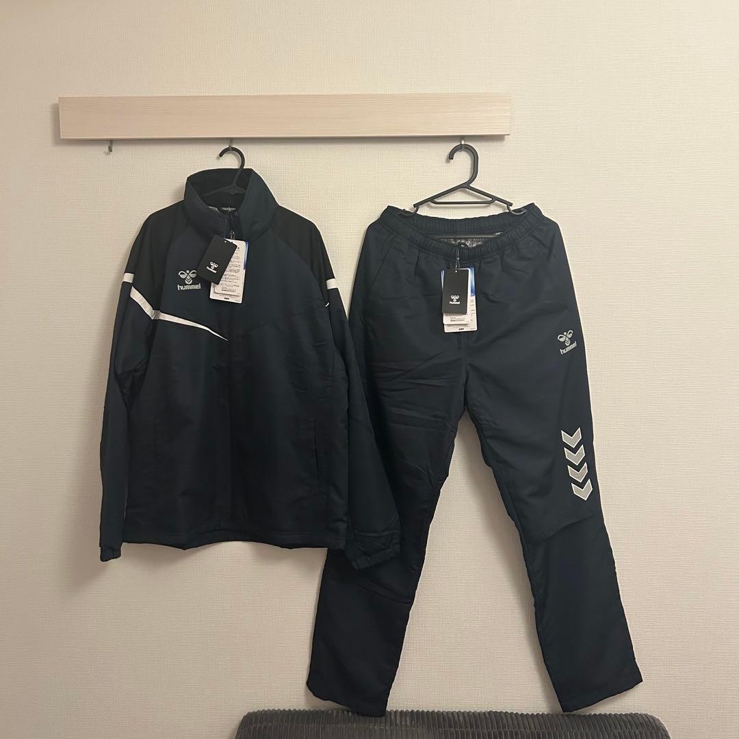 【新品・未使用】HUMMEL ヒュンメル ウィンドブレーカー 上下 メンズ L