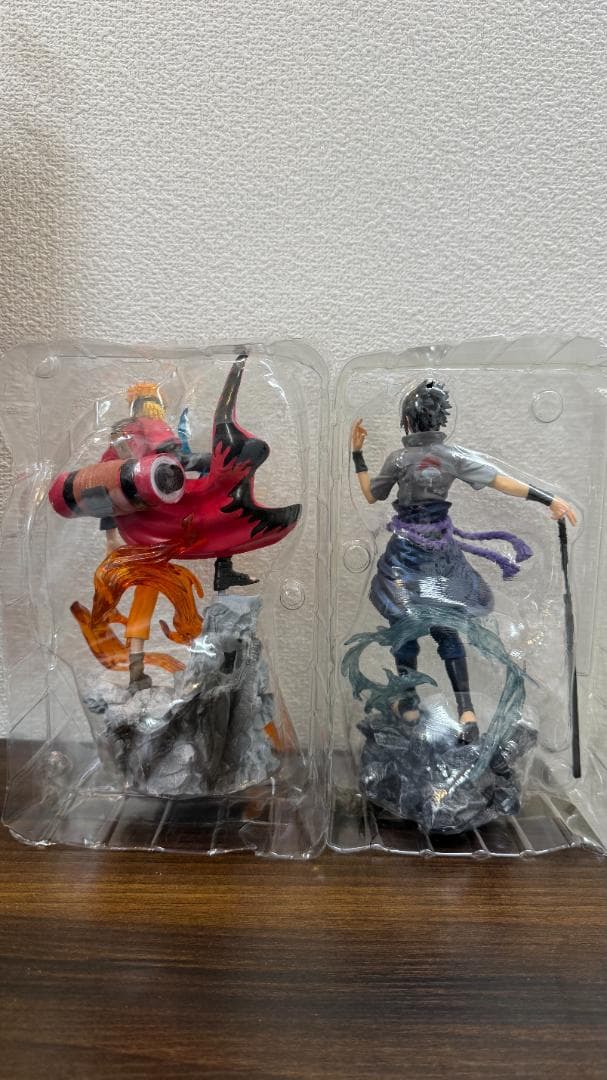 NARUTO-ナルト-疾風伝 ナルト＆佐助フィギュア2点セット塗装済み海外輸入品