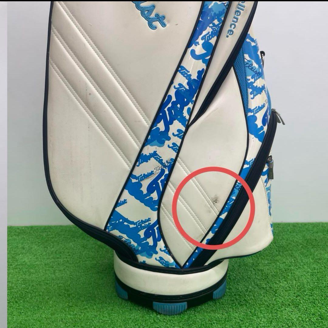タイトリスト　titleist キャディーバック　９インチ　白