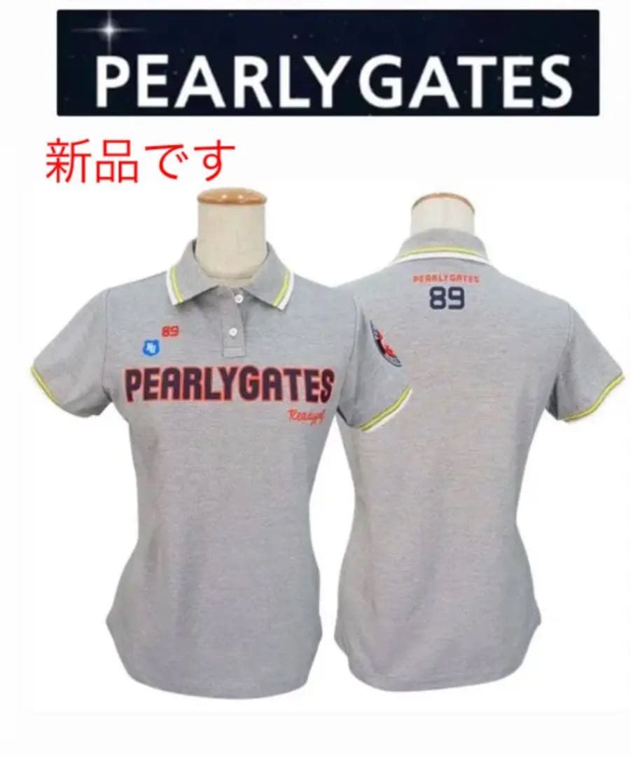 新品　パーリーゲイツレディース吸汗速乾UVケアポロシャツ　値下げしました