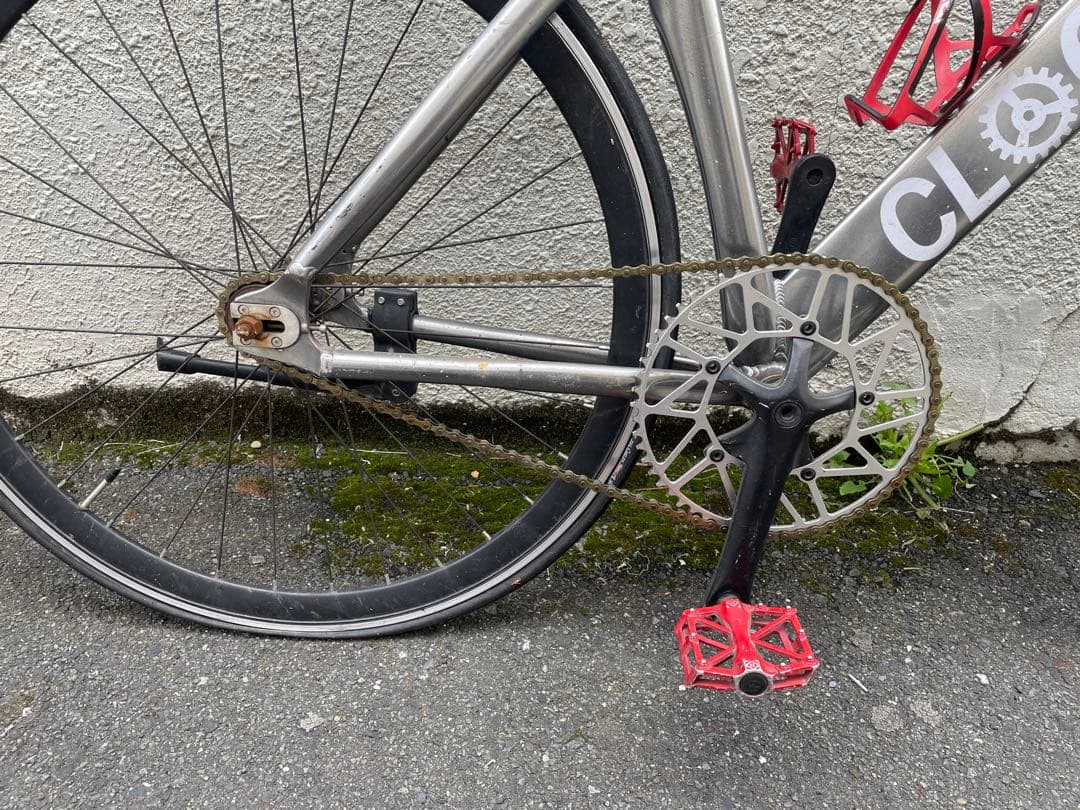 手渡し希望 ピストバイク カスタム 700C シングルギア ドロップハンドル