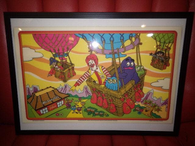 80’S★McDonald's★壁掛け★ポスター★41★ビンテージ★マクドナルド
