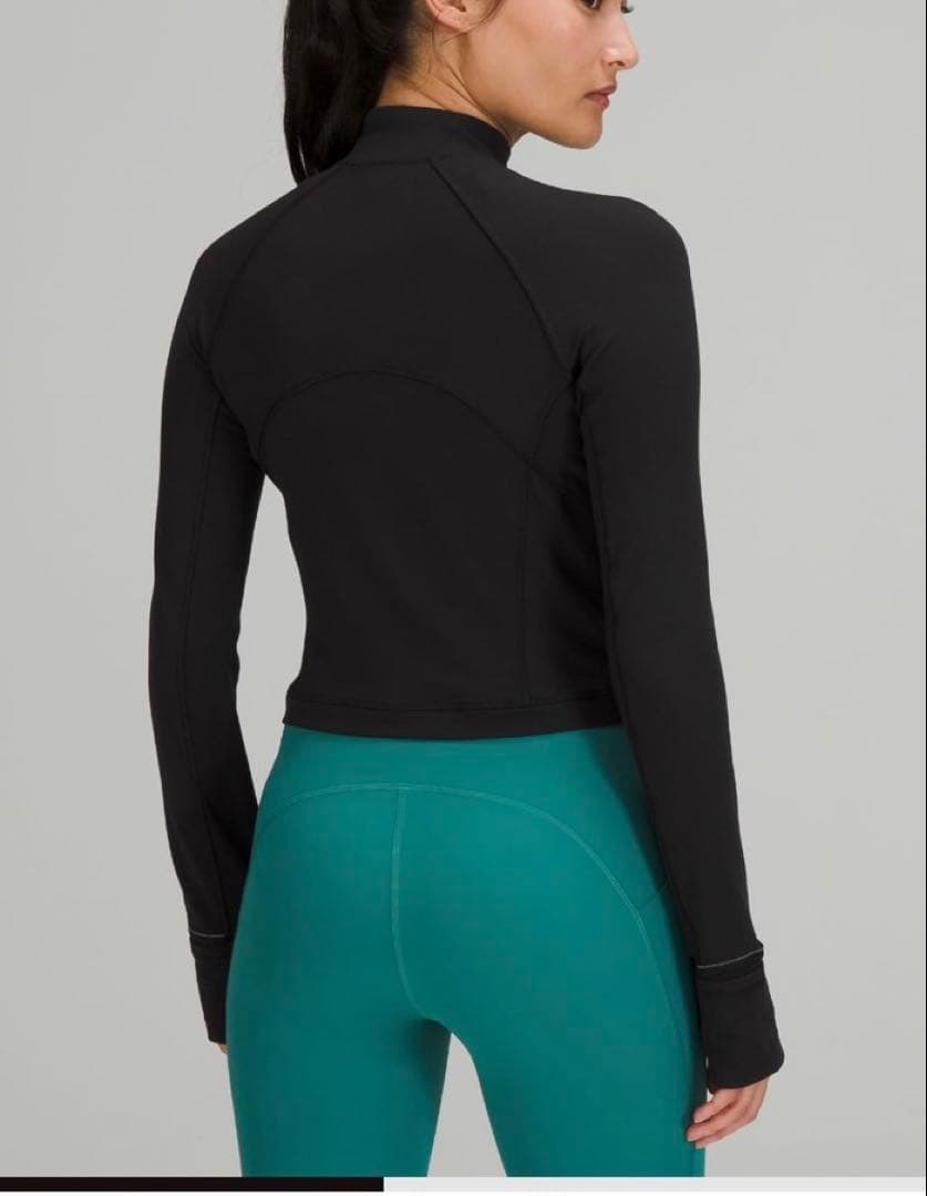 新品 ルルレモン It's Rulu Run Cropped Half Zip