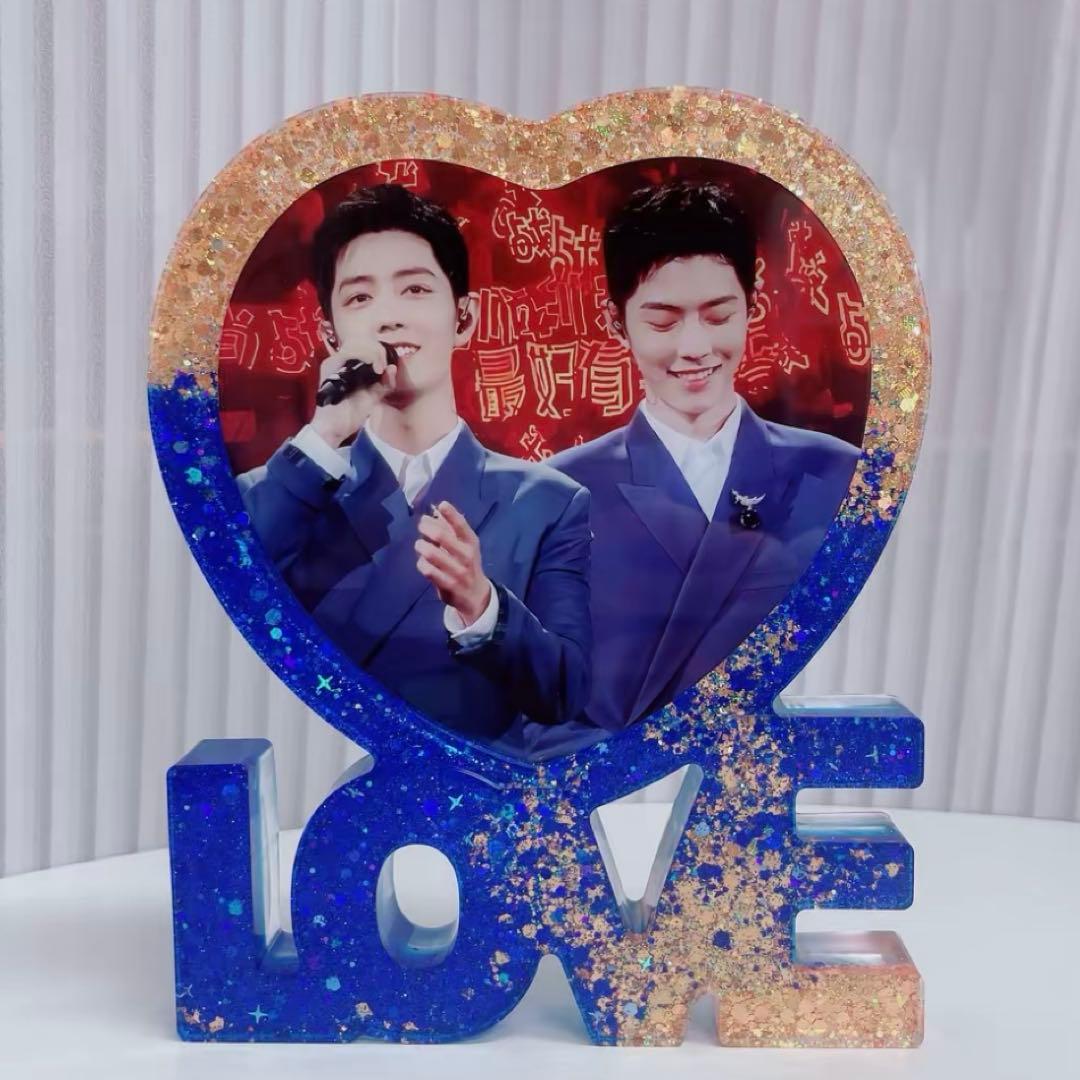 新作 肖戦 超大Loveスタンド　置物 8点セット❣️確認用❣️0108