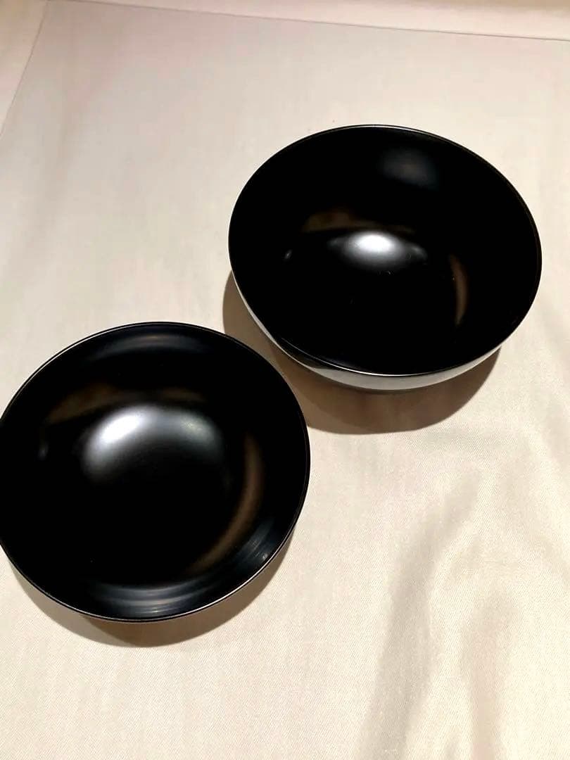 越前塗 漆器 椀 2個セット (14cm×10cm)