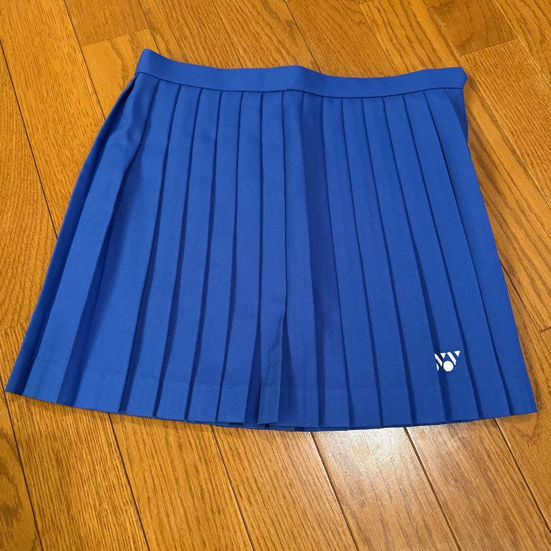 YONEX テニス プリーツスカート青　旧ロゴ　64サイズ　※お値下げしました！