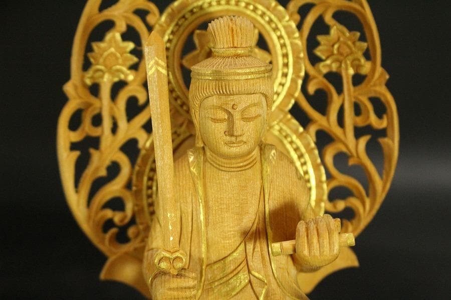 仏教美術 大日如来像 普賢菩薩 文殊菩薩 三体(ZE475)