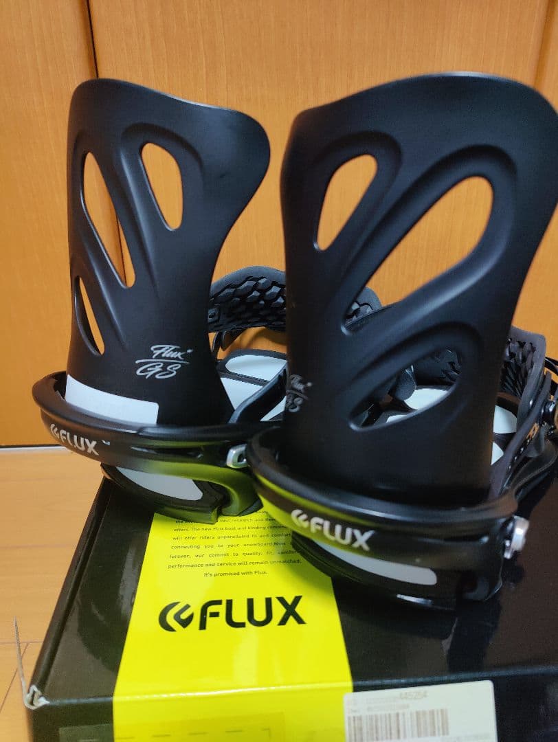 FLUX GS スノーボードビンディングサイズ SM ブラック/ホワイト