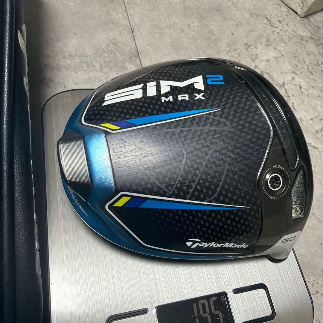 テーラーメイド SIM2MAXドライバー　ヘッドのみ　9.0°