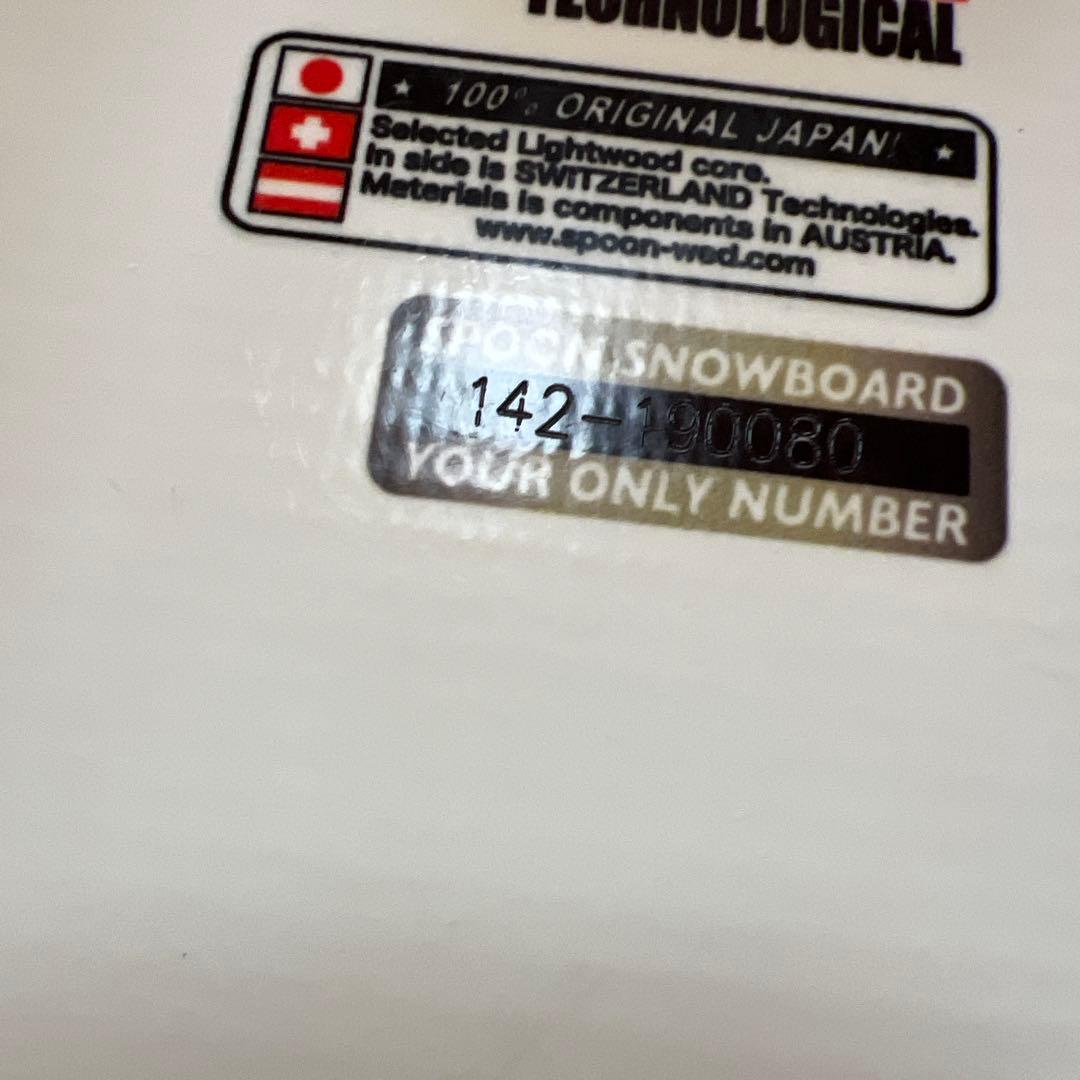 SPOON charm 142cm バイン付 スノーボードセット レディース子供