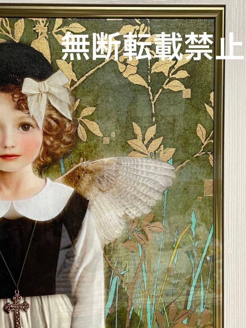 [横田美春] 真筆　　『天使の春休み』 作品集搭載実物　2016年制作　一点物