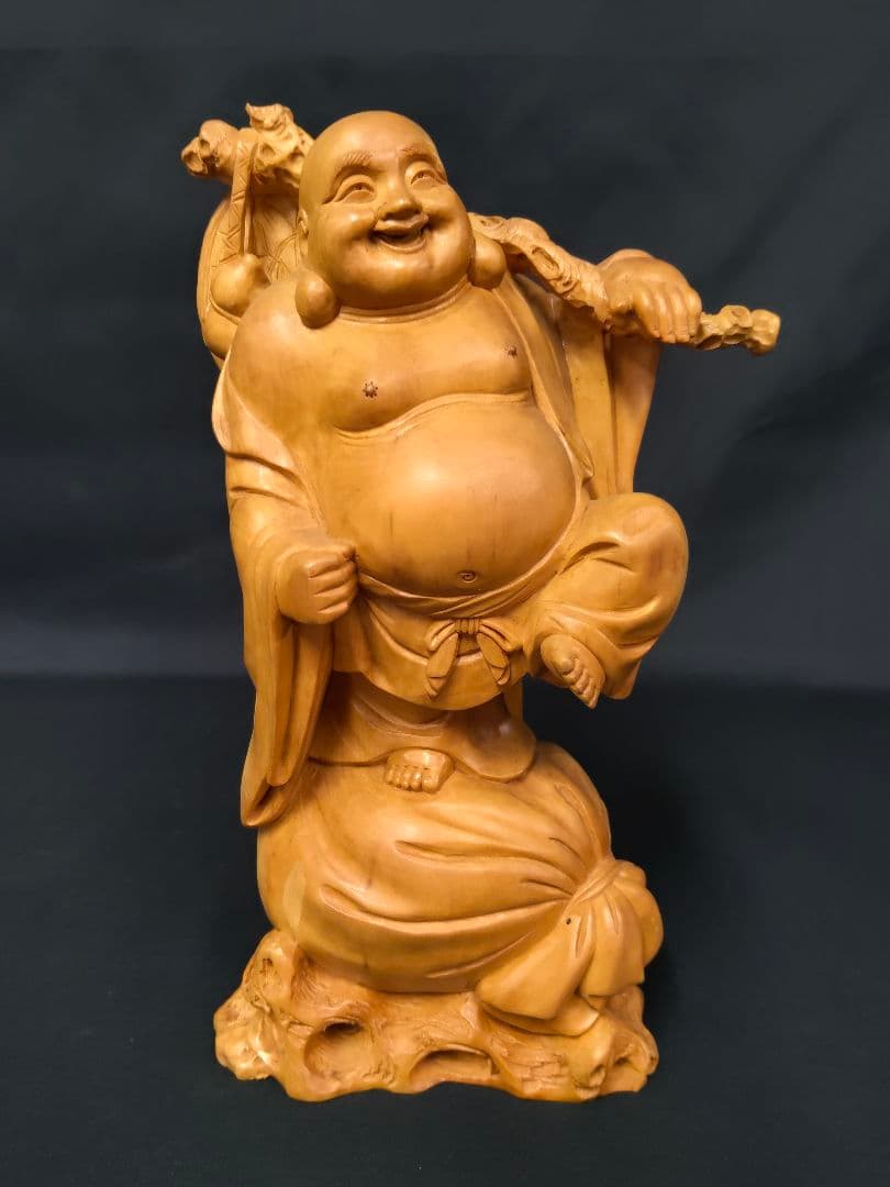 ​七福神 木彫り 置物 全7体揃い 恵比寿 大黒天 弁財天