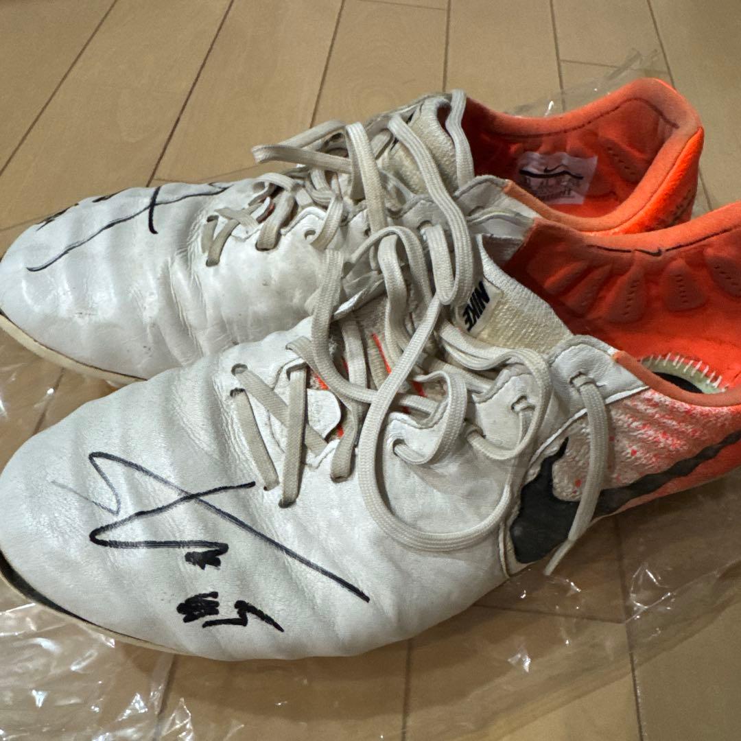 ガンバ大阪 佐々木翔悟 選手使用サイン入りスパイク