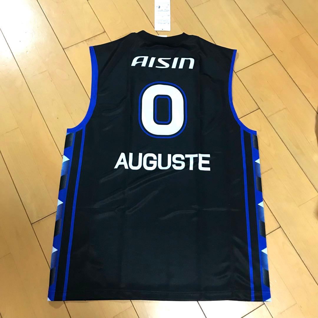 新品 Bリーグ シーホース三河 ザック・オーガスト 直筆サイン ユニフォーム .
